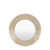 Cresta Round Mirror champagne900x40x900mm