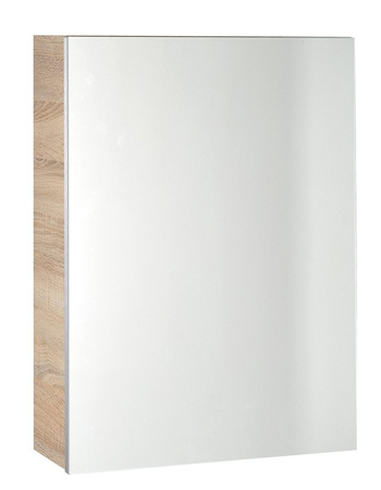 VEGA szafka z lustrem, 50x70x18cm, dąb platin