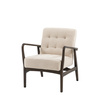 Humber Armchair Cream Faux Sheepskin 690x760x800mm