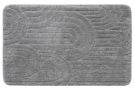 RIST dywanik łazienkowy, 50x80cm, 100% polyester, antypoślizgowa, szary
