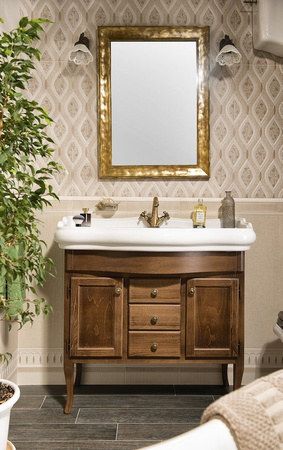 RETRO szafka umywalkowa 89x80x48cm, buk