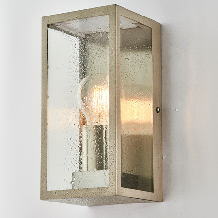 Oxford Wall Light Brushed Steel