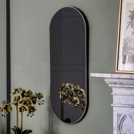 Highline Elipse Mirror Brass 400x20x1000mm