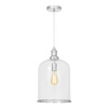 LAMPA WISZĄCA CHROMOWANA NOWOCZESNA SARINI