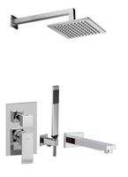 Zestaw wannowy podtynkowy z wylewką-Paffoni/kolekcja Level