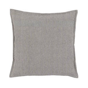 Windsor Woven Stripe Cushion Ink Blue 450x450mm