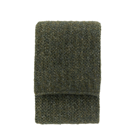 Luxury Melange Knit Throw Khaki  1300x1700mm