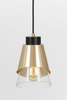 LAMPA WISZĄCA NOWOCZESNA ZŁOTA FABRO W1
