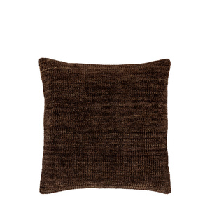 Kendal Chenille Cushion Brown 500x500mm