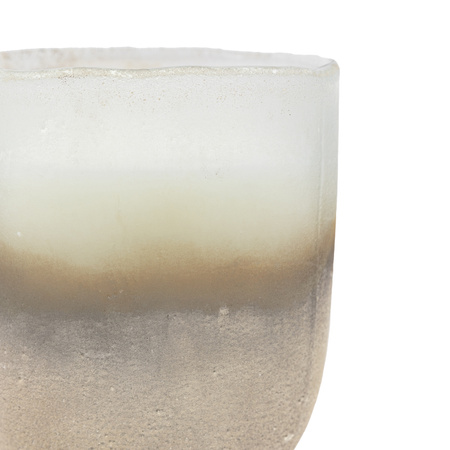 Mercury Candle White/Silver Medium Amber & Lily