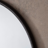 Bayswater Black Round Mirror 610 x 700 mm