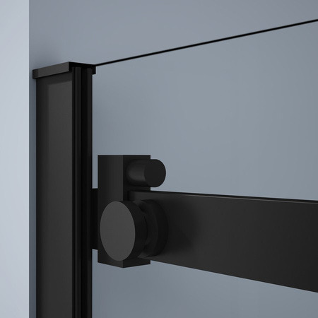 DRAGON BLACK kabina prysznicowa 1200x900mm wariant L/P