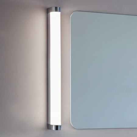 Moda Wall Light White Ribbed