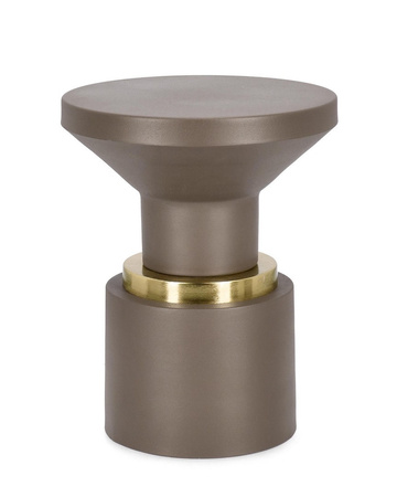 BIZZOTTO Stolik kawowy MUDIT 35 cm – brązowy, metalowy, nowoczesny design