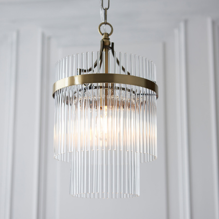 Marietta 1 Pendant Light Antique Brass