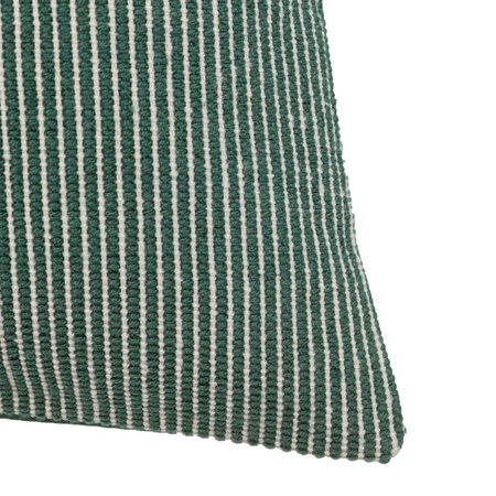Ula Pinstripe Cushion Green 450x450mm