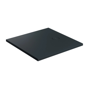 AQUAROCK kompozytowy brodzik prysznicowy antypoślizgowy, 90 x 90 cm, black lava mat