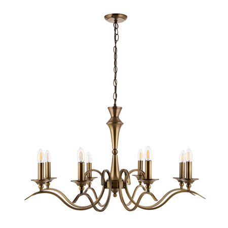 Kora 8 Pendant Light Antique Brass