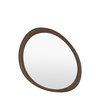 Copenhagen Pebble Mirror Walnut 800x37x780mm