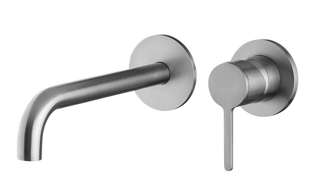 Bateria umywalkowa podtynkowa-Emmevi Rubinetterie/Filo inox