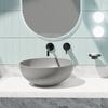 Vitruvit SKY ceramiczna umywalka nablatowa okrągła 40 cm Naxos (wyprzedaż ekspozycyjna