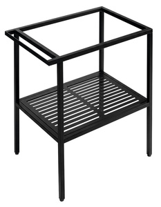 ARYA konsola pod umywalkę 680x850x450mm, czarny