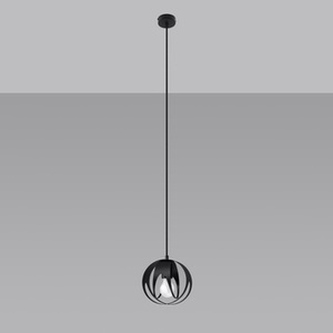 Lampa wisząca TULOS 1 czarna
