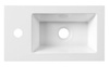 Umywalka meblowa kompozytowa 40x22cm, biały