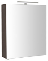 RIWA szafka z lustrem, oświetlenie LED, 60x70x17cm, sosna rustykalna