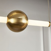 Lampa wisząca O-LINE S-4 - LED, 79 cm, mosiądz