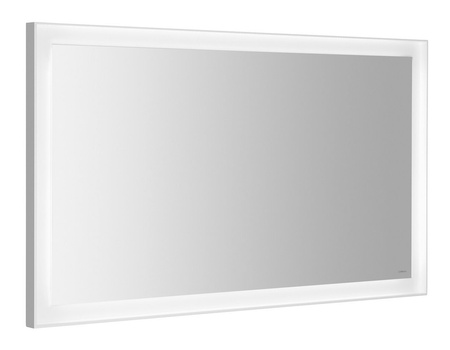 FLUT Lustro z podświetleniem LED 120x70cm, białe