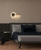 MOOSEE lampa ścienna HORIZON czarna
