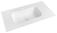TREOS umywalka 76,6x51,3 cm, Rockstone, biały mat