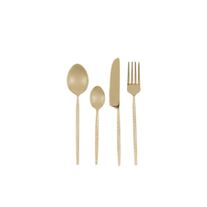 Alora Cutlery Gold Set of 16