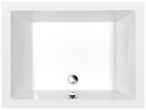 DEEP brodzik prysznicowy głęboki 100x75x26cm, biały