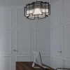 Lampa wisząca IMPERIO czarna 80 cm