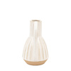 Cromer Ceramic Handled Vase White 165x130x165mm