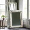 Rzeźbione lustro Louis w kolorze kremowym 1190 x 890 mm