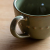 Organic Beaded Mug Olive (4pk) 145x110x80mm