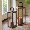 Ayna Wooden Lantern 230x230x525mm