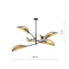 LOTUS 6 BLACK/RATTAN