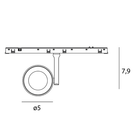 MAXLIGHT N0010Z oczko 4W Czarne 2700-5000K Zigbee- MICRO11