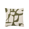 Skara Graphic Cushion Olive 450x450mm