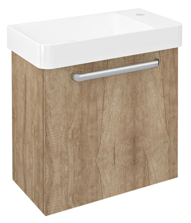 LATUS VIII szafka umywalkowa 51x50x28cm, dąb Alabama