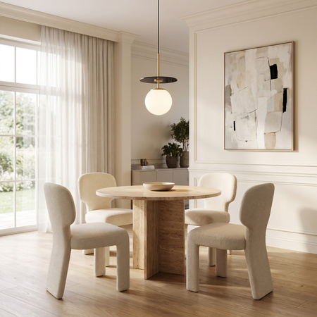 NOWOCZESNA LAMPA WISZĄCA CZARNO-MOSIĘŻNA DALTONA W1