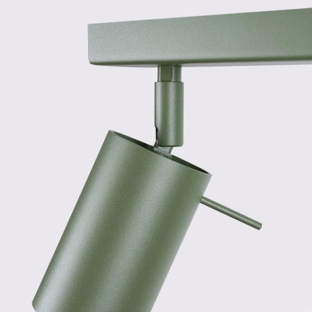 Plafon RING 4L zielony oliwkowy