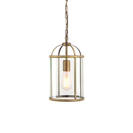 Lambeth Pendant Light Antique Brass