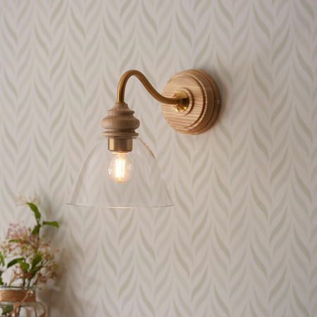 Cotswold 1 Wall Light Natural Ash