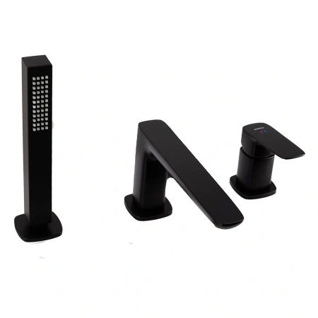 Bateria wannowa 3-otworowa, czarna