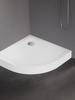 Brodzik MILD akrylowy półokrągy R55 90x90x11,5 biały